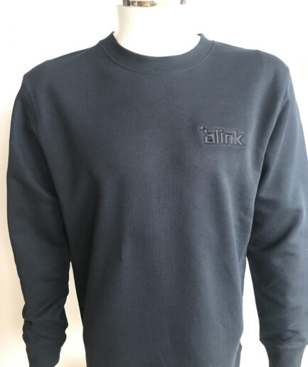 Blink London Navy Sweater Navy Extended Logo