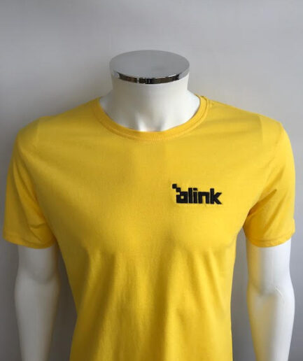 Blink London Men's Yellow T-Shirt