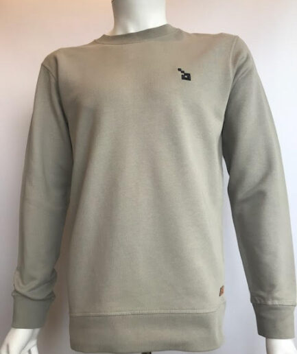Blink London 100% Organic Cotton Grey Sweater with Navy B Logo